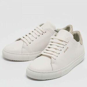 Axel Arigato Women’s White Leather Sneakers EU 37 US 6.5 Minimalist Casual Shoes